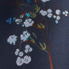 Washable Printed Silk Long-Sleeved Shirt - BLUE DOGWOOD