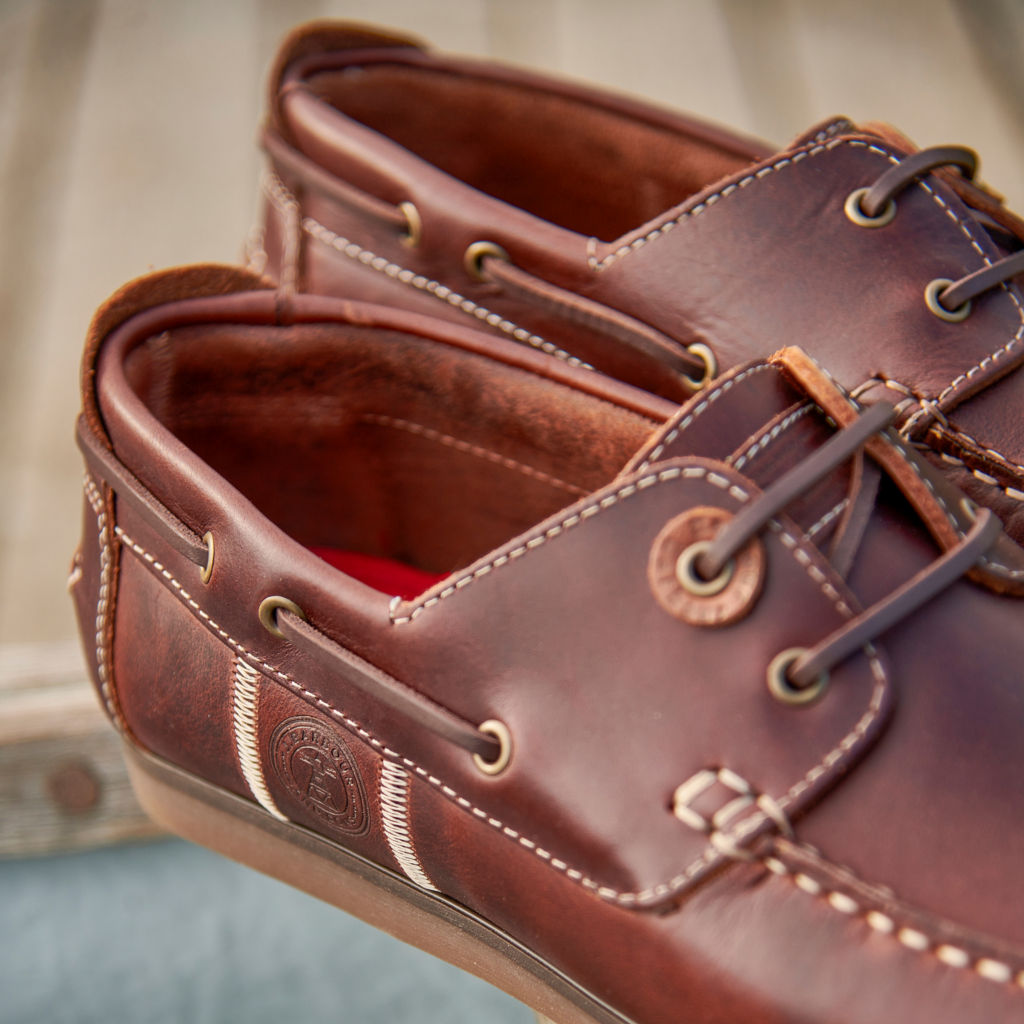 Barbour® Wake Boat Shoes - MAHOGANY image number 2