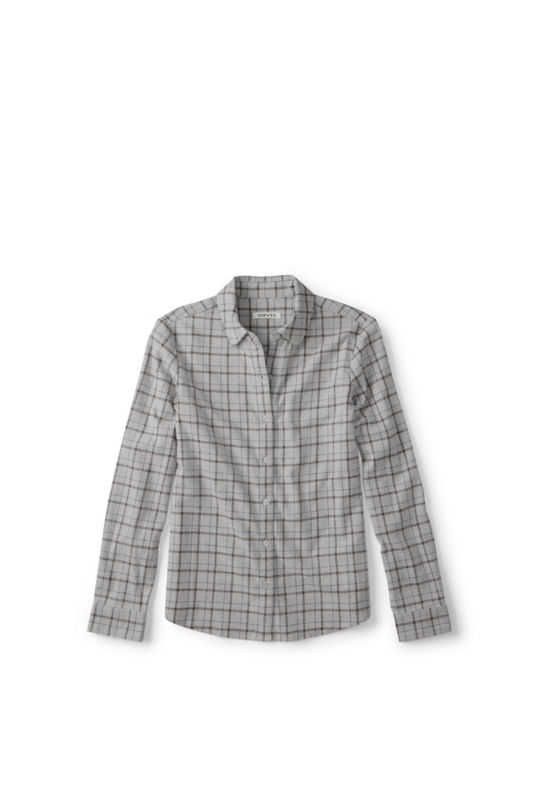 Lodge Flannel Shirt - GRAY PLAID image number 0