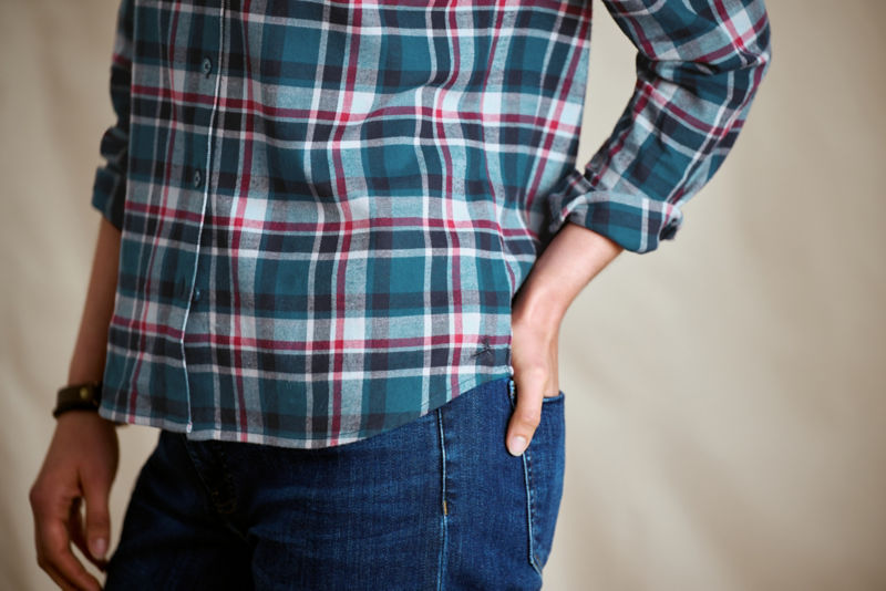 Lodge Flannel Shirt - BLUE LAGOON PLAID image number 2