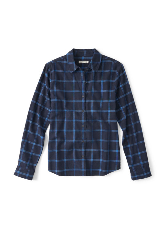 Lodge Flannel Shirt - NAVY/BLUE JAY WINDOWPANE image number 0