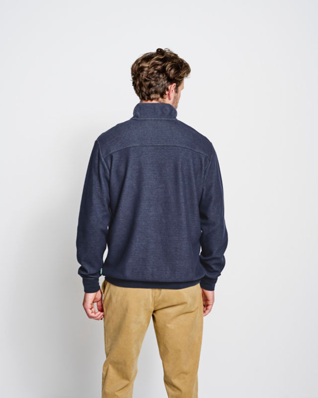 Softest French Rib 1/4-Zip Pullover - LIGHT GREY HEATHER image number 3