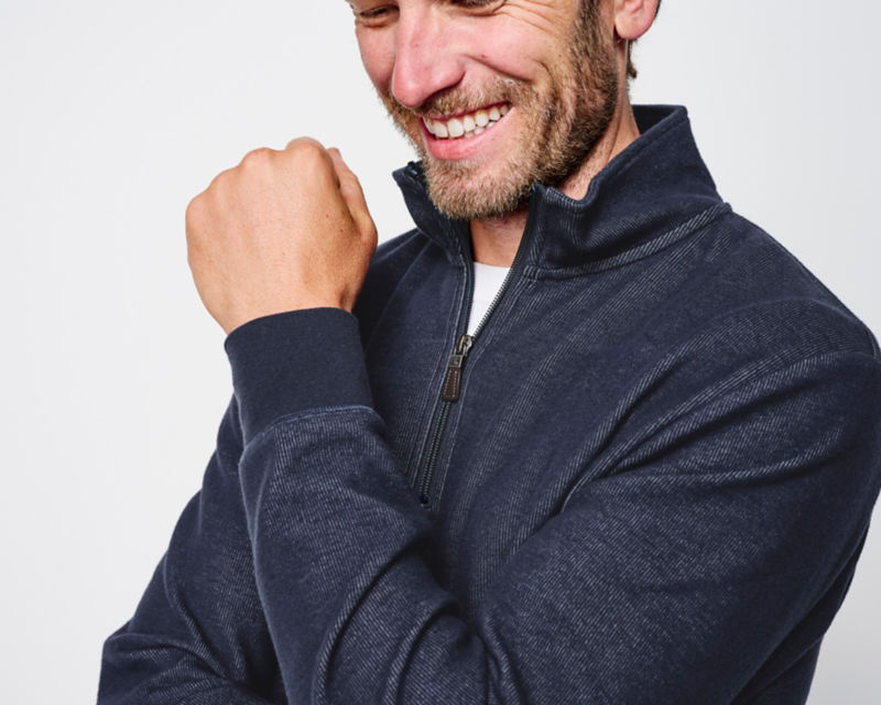 Softest French Rib 1/4-Zip Pullover - LIGHT GREY HEATHER image number 4