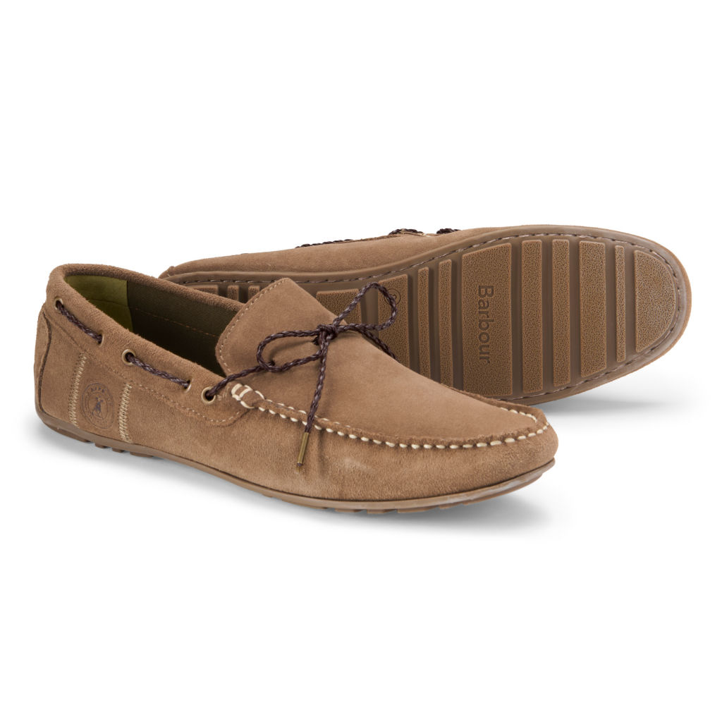Barbour® Jenson Driving Shoes - TAUPE SUEDE image number 0