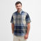 Barbour® Douglas Short-Sleeved Regular Fit Shirt - RIVER BLUE image number 2