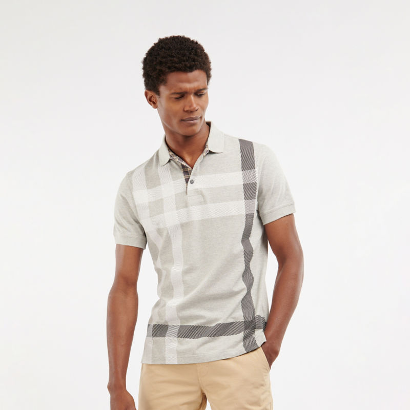 Barbour&reg; Blaine Polo - GREY MARL image number 0