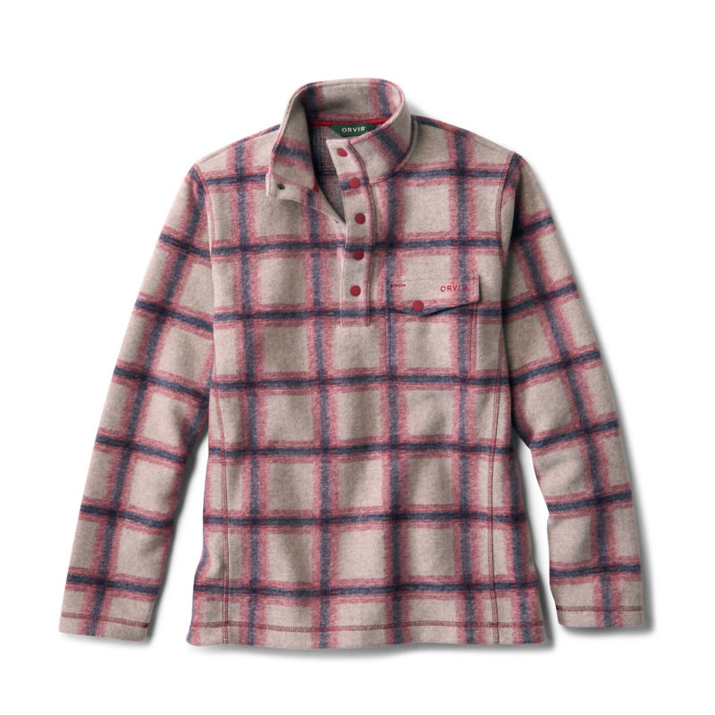 Sharptail Pullover - OATMEAL HEATHER/NAVY/CRIMSON