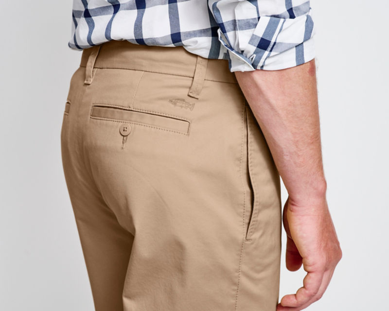 Easy-Care Angler Chinos - TARRAGON image number 6