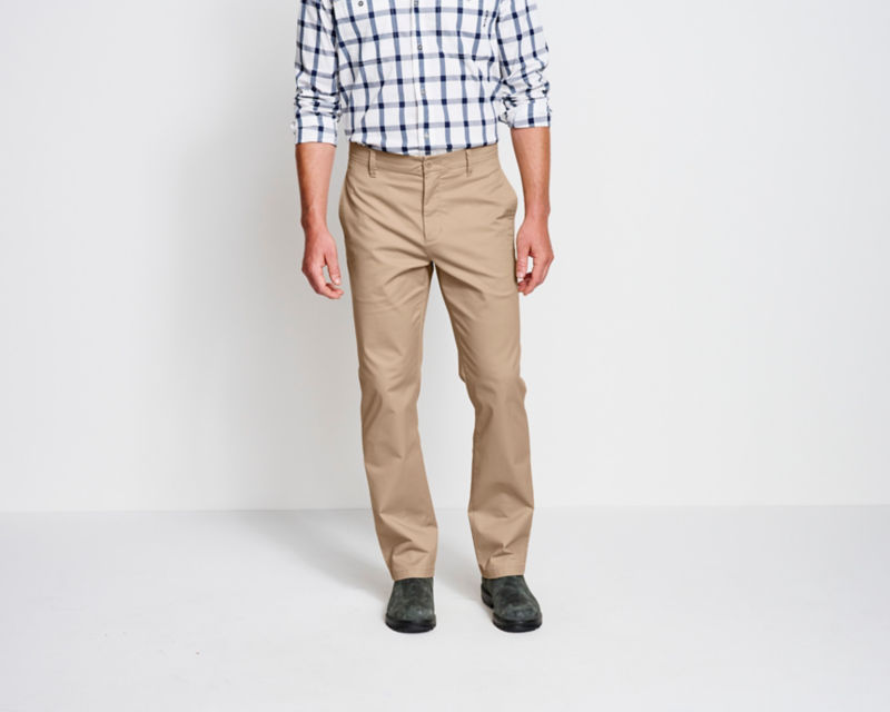 Easy-Care Angler Chinos - TARRAGON image number 3