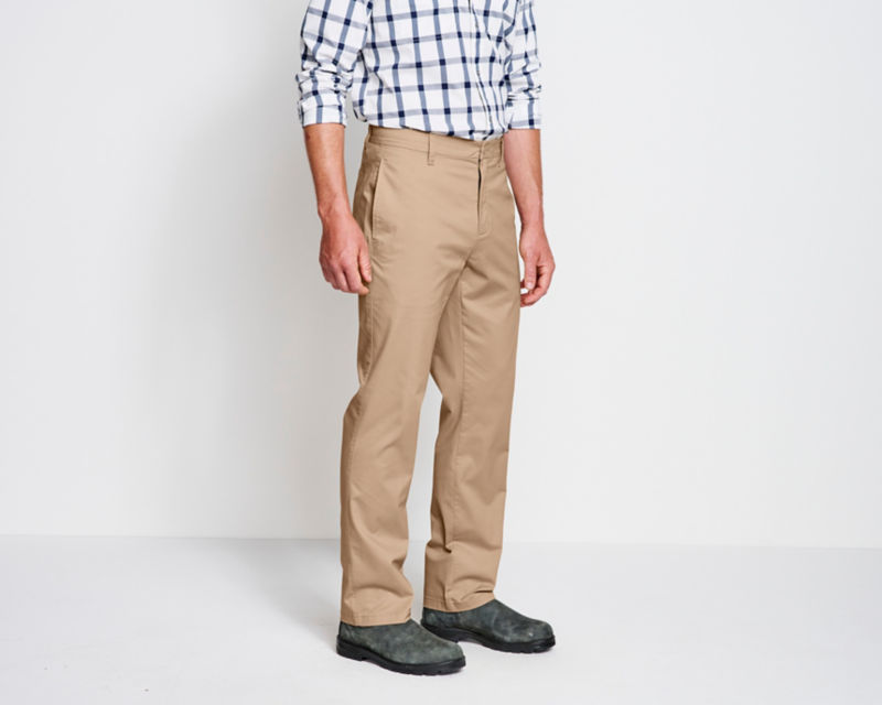Easy-Care Angler Chinos - TARRAGON image number 4