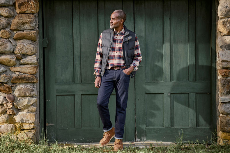 Mavi Marcus Organic Selvedge Denim Slim Straight Jeans - ORGANIC RINSE