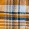 Flat Creek Flannel Work Shirt - TURMERIC/BLUE PLAID