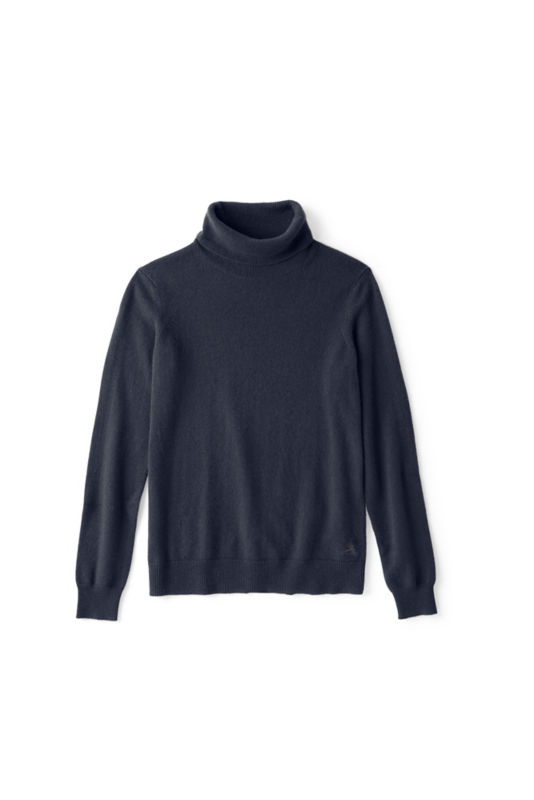 Classic Cashmere Turtleneck - DARK NAVY