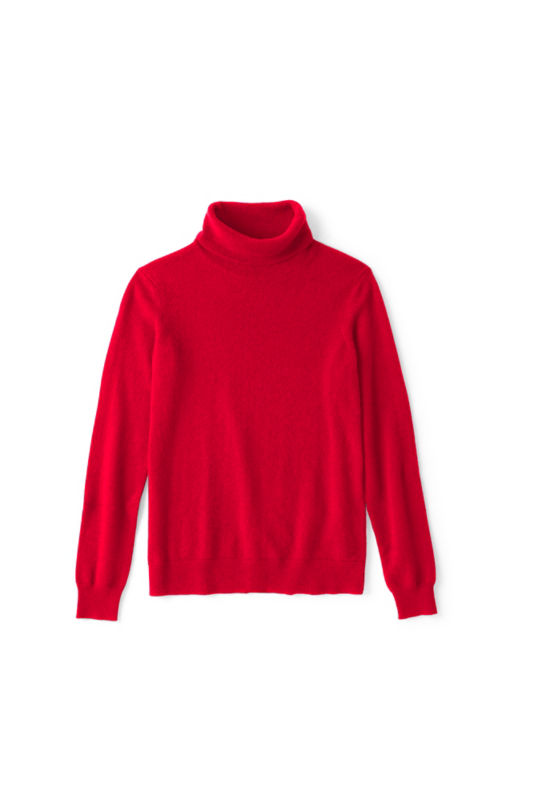 Classic Cashmere Turtleneck - CURRANT