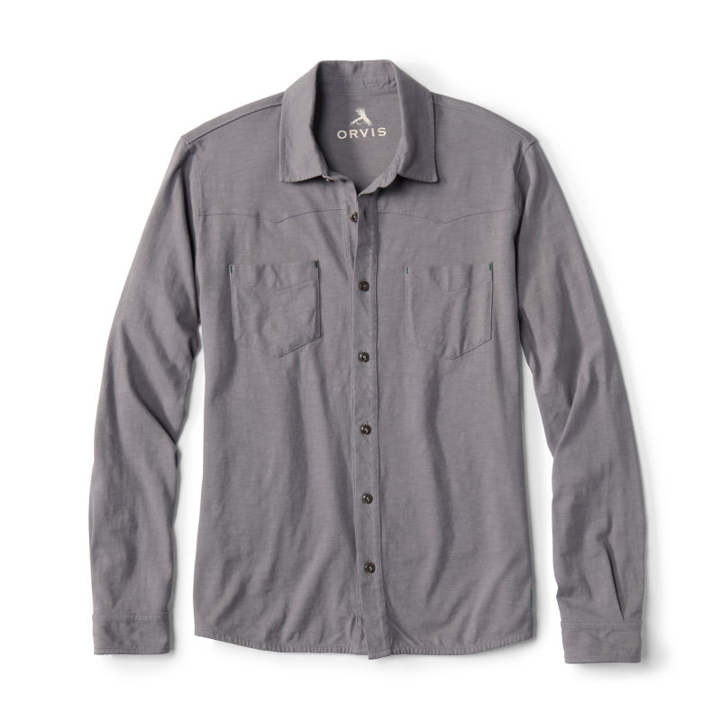 Bromley Long-Sleeve Western Shirt - ASH