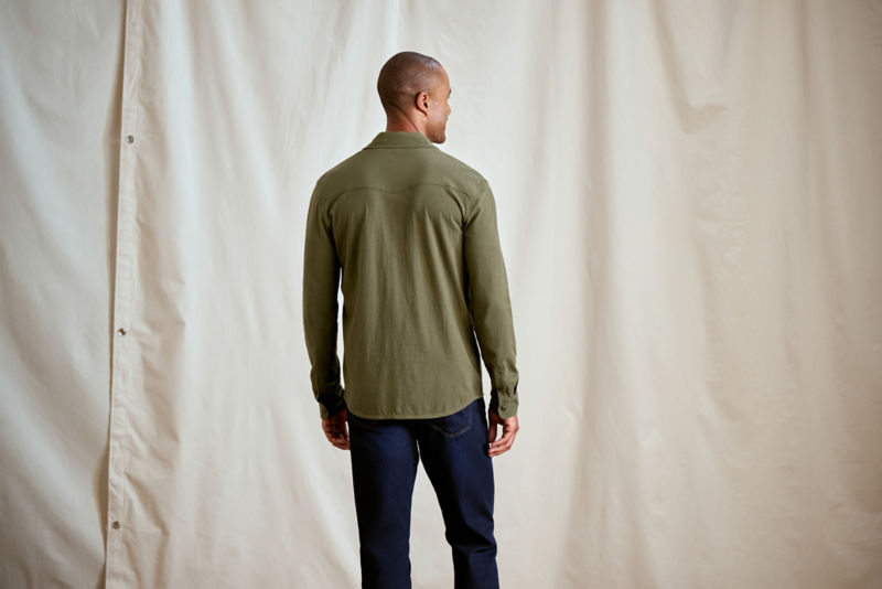 Bromley Long-Sleeve Western Shirt - TARRAGON image number 4