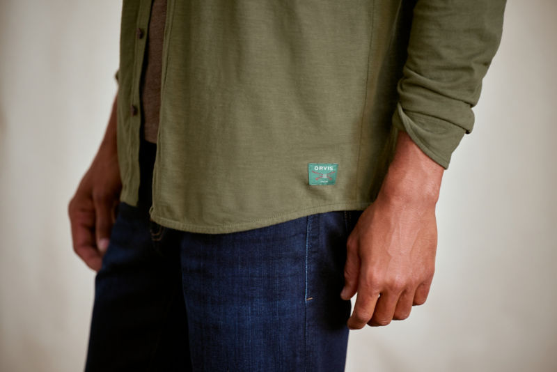 Bromley Long-Sleeve Western Shirt - TARRAGON image number 2