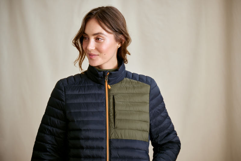 Women&rsquo;s Drift Jacket - TRUE NAVY/TARRAGON/BLAZE image number 1