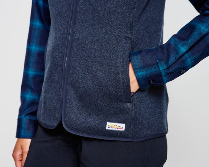 R65&trade; Sweater Fleece Vest - BLACK image number 6