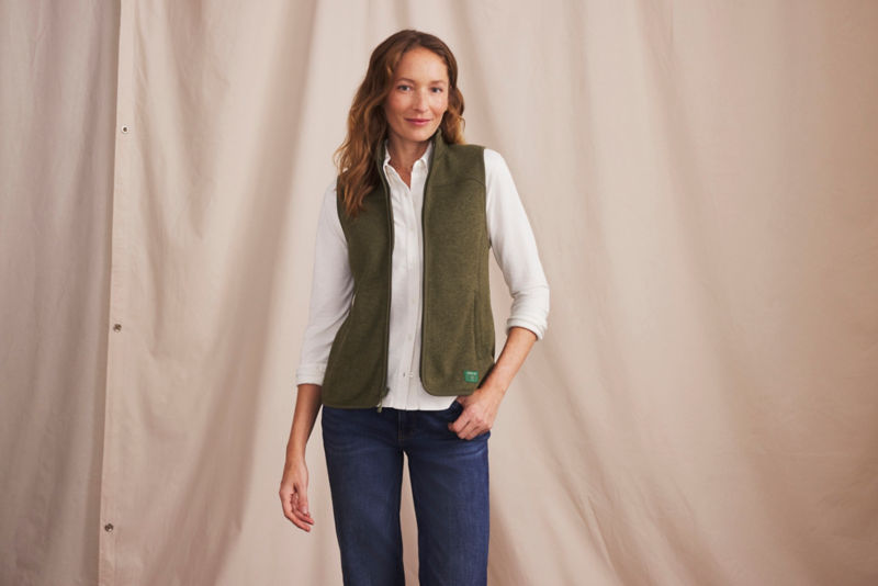 R65&trade; Sweater Fleece Vest - TARRAGON image number 0