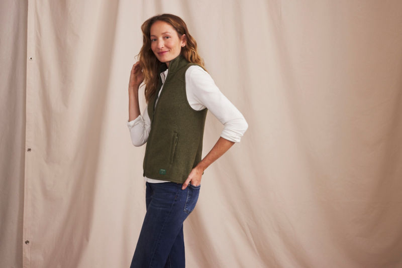 R65&trade; Sweater Fleece Vest - TARRAGON image number 2