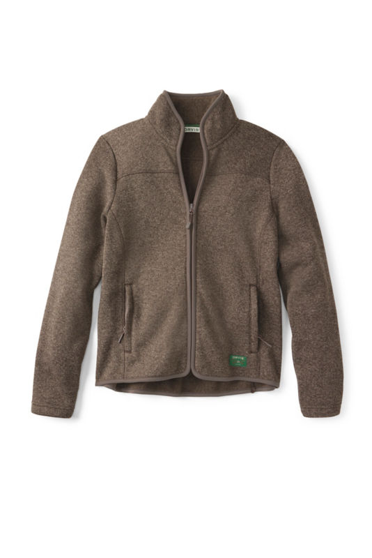 R65&trade; Sweater Fleece Jacket - MUSHROOM HEATHER