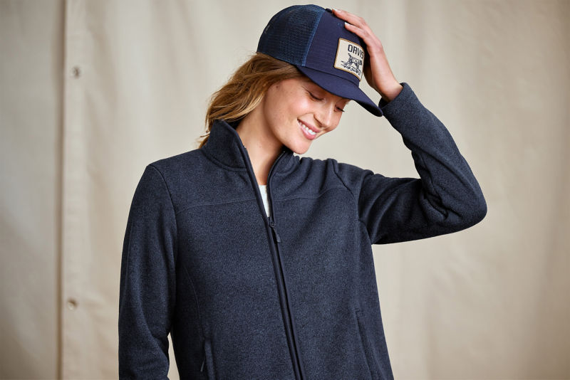 R65&trade; Sweater Fleece Jacket - TRUE NAVY image number 1