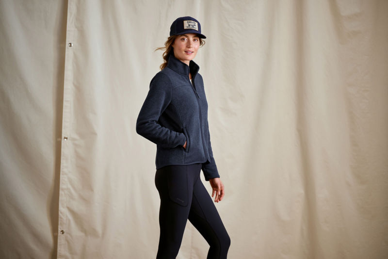 R65&trade; Sweater Fleece Jacket - TRUE NAVY image number 3