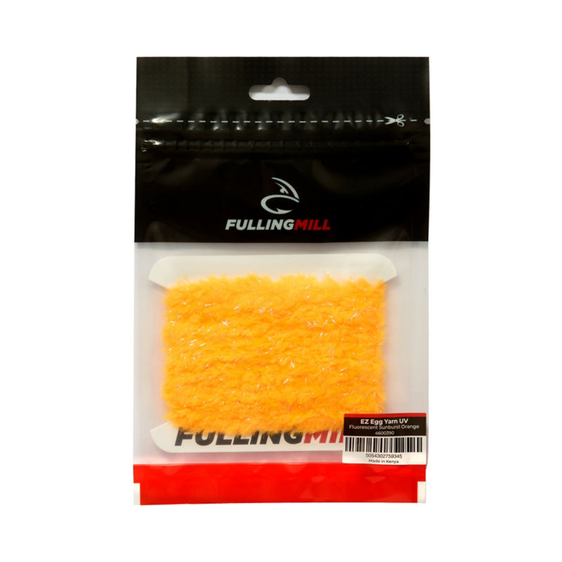 Fulling Mill UV EZ Egg Yarn - FLUORESCENT SUNBURST ORANGE