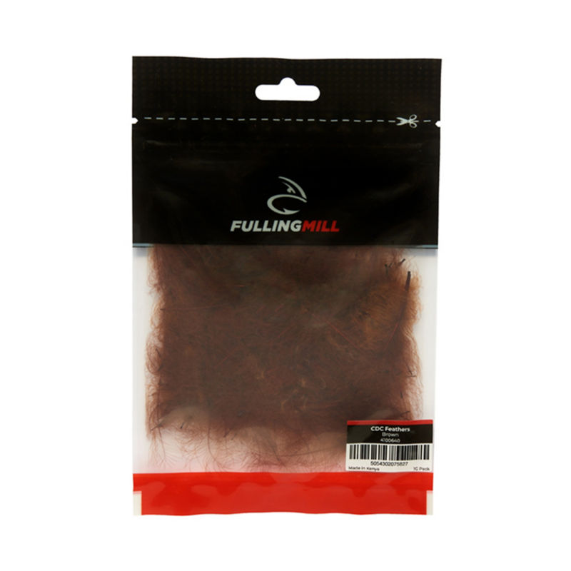 Fulling Mill CDC Feathers - BROWN