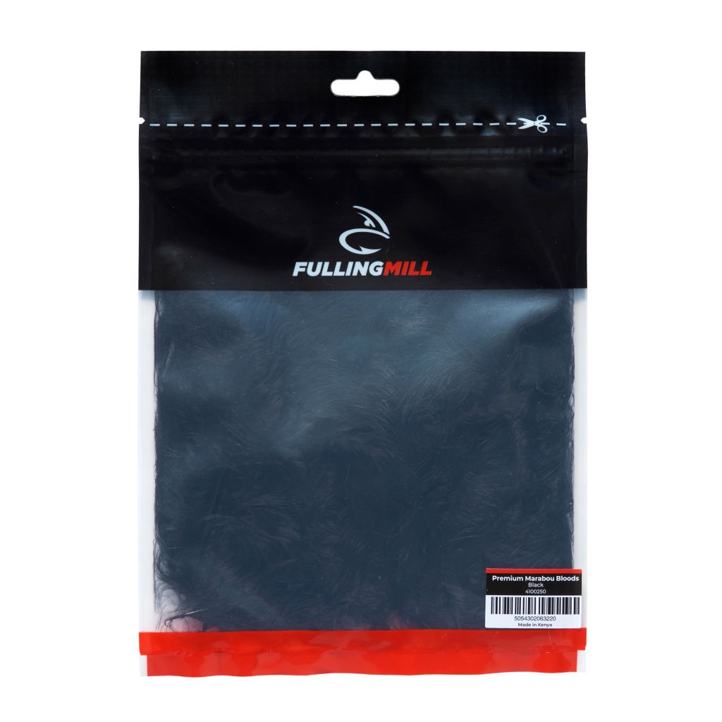 Fulling Mill Premium Marabou Bloods - BLACK image number 0