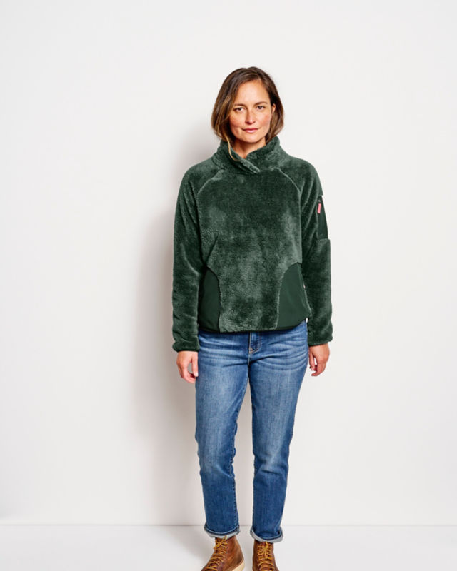 Birchwood Mockneck Sweatshirt - DARK PINE