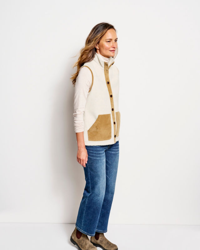 Heritage Sherpa Vest - ECRU image number 1