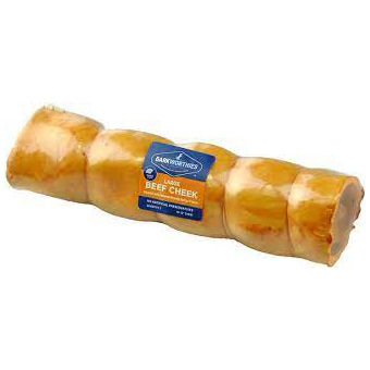 Peanut Butter-Wrapped Beef Cheek Dog Chew - 