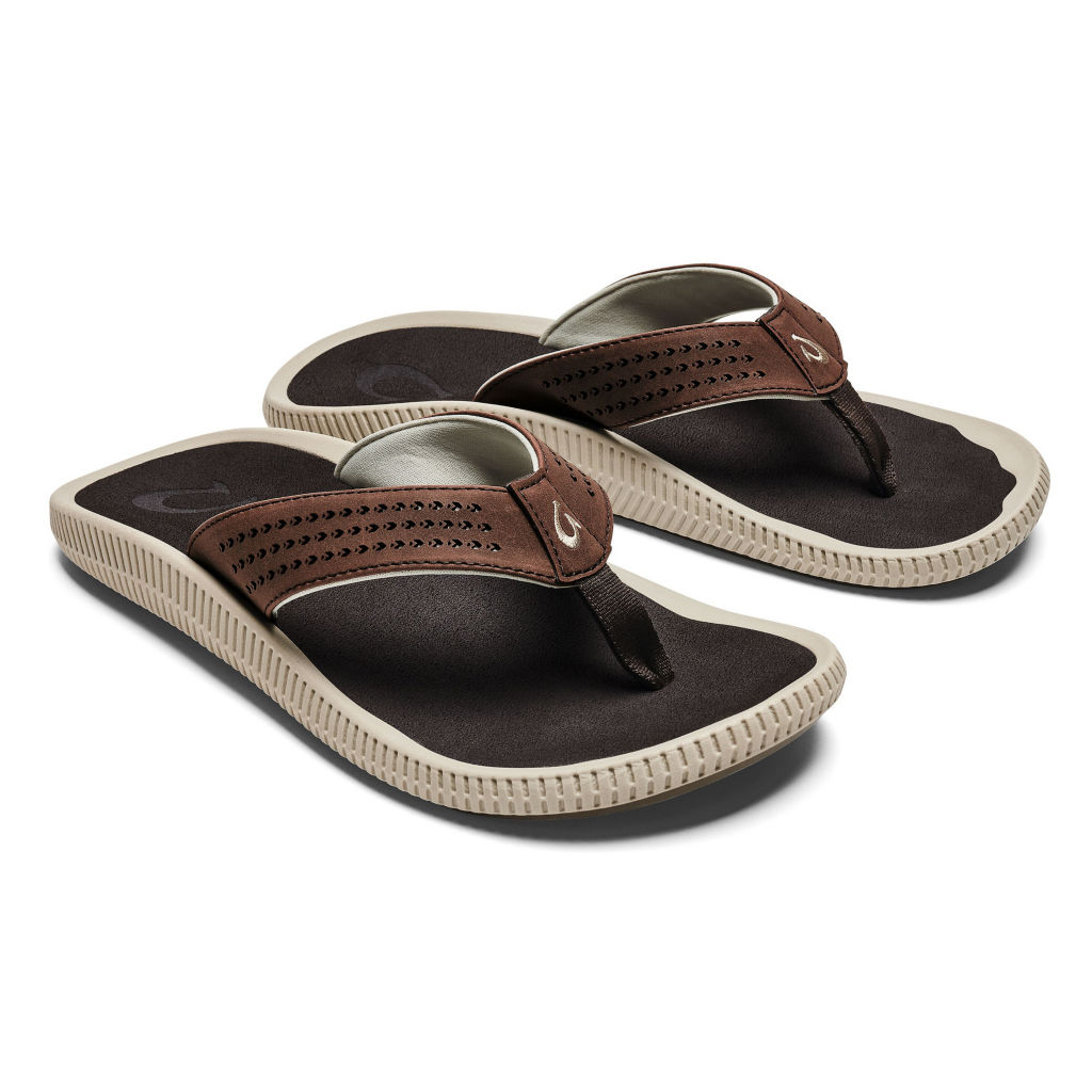Olukai® Ulele Sandals - BROWN/CREAM image number 0