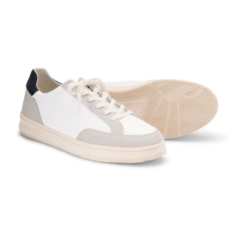 Clae Monroe Sneakers - WHITE LEATHER NAVY