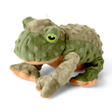 Animated Plush Frog Dog Toy - 