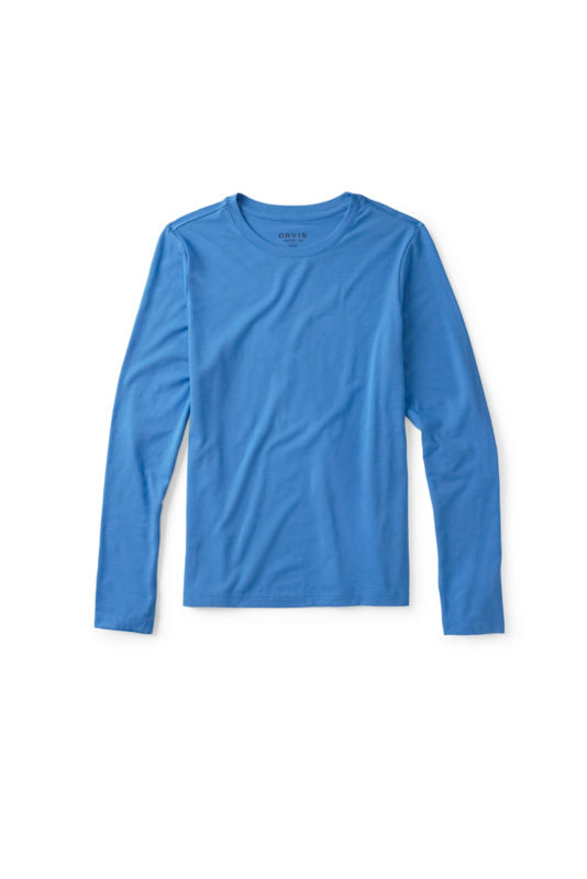Perfect Long-Sleeve Crew - BLUE JAY