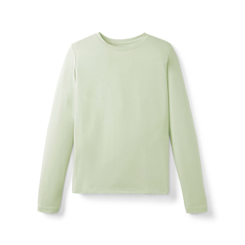 Perfect Long-Sleeve Crew - CELADON