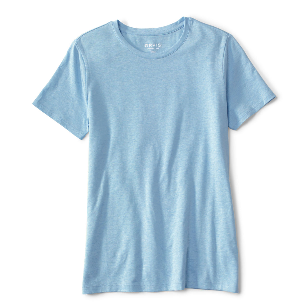 Perfect True Crew Short-Sleeved Tee - CLOUD BLUE HEATHER image number 4