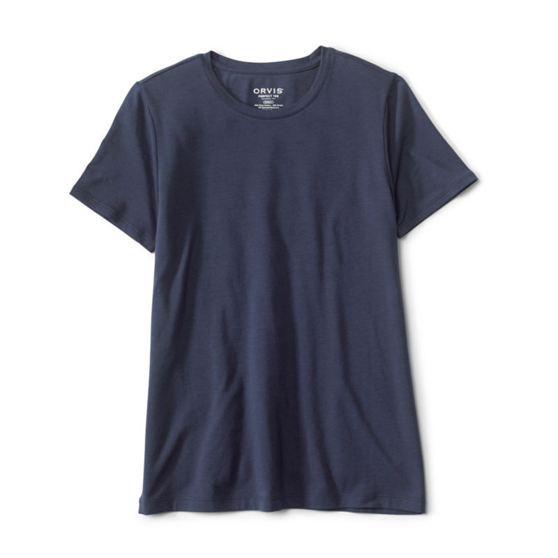 Perfect Short-Sleeve Crewneck Tee - TRUE NAVY
