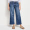 Kut from the Kloth® Charlotte Denim Wide-Crop Jeans - MED INDIGO HIRISE - EXCLUSIVE image number 0