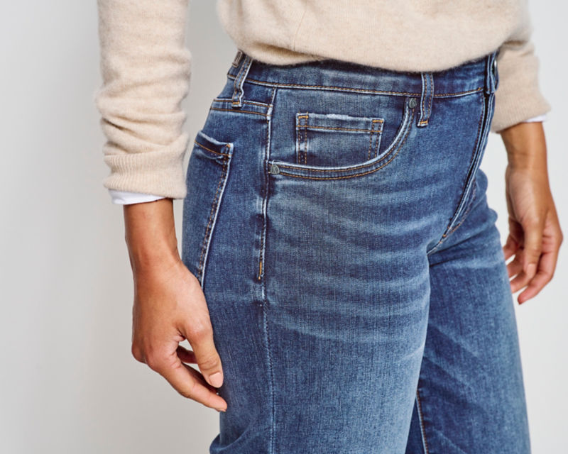 Kut from the Kloth&reg; Charlotte Denim Wide-Leg Cropped Jeans - RESOLVED image number 2