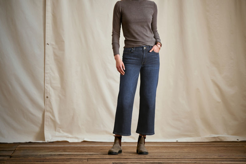 Kut from the Kloth&reg; Charlotte Denim Wide-Leg Cropped Jeans - INNOXIOUS - EXCLUSIVE