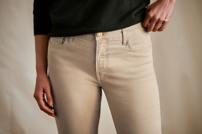 Kut from the Kloth&reg; Kelsey Cropped Flare Jeans - BISCUIT - EXCLUSIVE image number 1
