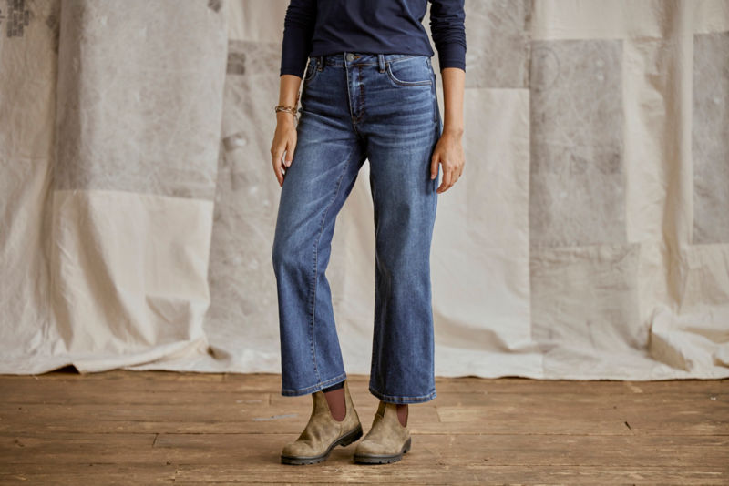Kut from the Kloth&reg; Charlotte Denim Wide-Leg Cropped Jeans - RESOLVED