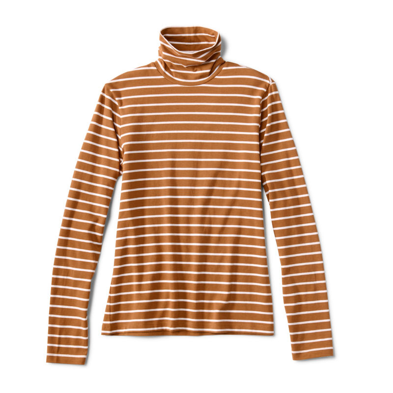 Perfect Turtleneck - DARK VICUNA STRIPE