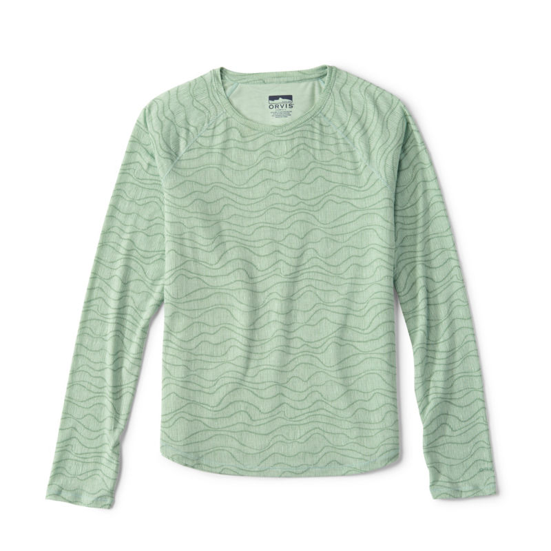 Women's DriCast&trade; Long-Sleeve Crew - ALOE WAVES