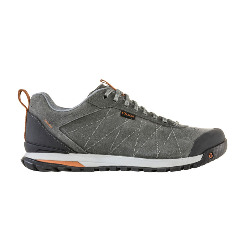 Oboz&reg; Bozeman Low Leather Hiking Shoes - CHARCOAL image number 1