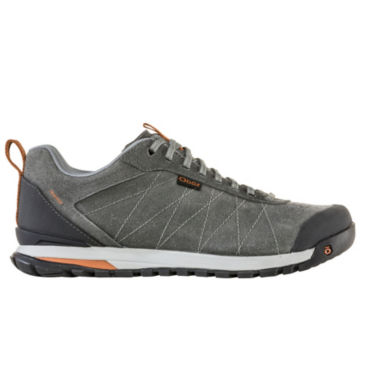 Oboz® Bozeman Low Leather Hiking Shoes - CHARCOAL